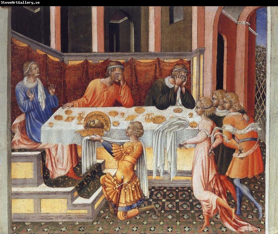 Giovanni di Paolo The Feast of Herod